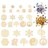 BB Beadthoven Beadthoven 27pezzi di rame orgonite adesivo 9 stili geometria sacra energia torre materiale fiore della vita adesivi chakra con 30 g di perline chip pietra preziosa per artigianato in resina