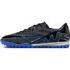 Nike Zoom Vapor 15 Academy TF, Scarpe da Calcio Uomo, Black/Chrome/Hyper R, 43 EU