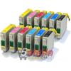 KIT 12 CARTUCCE COMPATIBILI CON EPSON T0791 T0792 T0793 T0794 T0795 T0796 (T0797) NERO+COLORI - NO-NAME