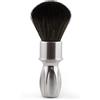RAZO.ROCK Pennello Da Barba Razorock Sintetico Plissoft Noir 400 Manico In Argento 24mm
