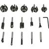 RYOBI Set di 15 frese miste RYOBI con gambo da 6 mm di diametro RAKRBS15