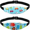Spldsun 2PCS Cinturino Supporto Testa Bambini, Regolabile Bambini Auto Accessori Seggiolino Reggitesta Supporto, per Proteggere la Sicurezza dei Seggiolini Auto per Bambini