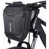 Lixada Borsa da bicicletta impermeabile Eva rigida da 3 l, multifunzionale, borsa a tracolla, per mountain bike, bici da corsa, scooter elettrico, 18,5 x 12,5 x 25,5 cm