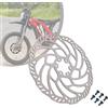 Runfarr Disco Freno Ruota Anteriore Moto,Disco Freno con viti Rotore Disco Freno per Surron Sur Ron Sur-Ron Light Bee