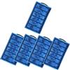 OsAtNb, 5 cartucce filtranti per acquario, filtro tartaruga, filtro interno a cascata, pompa per acqua pulita, bio-filtrazione per acquari tropicali fino a 130 litri (5 cartucce filtro)