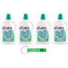 Beni Culinari 4x Felce Azzurra Mon Amour Ammorbidente Igiene Attiva- Profumo Inconfondibile, Capi Morbidi - 60 Lavaggi - 3Lt + Portachiavi Beni Culinari in Omaggio