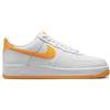 NIKE AIR FORCE 1 '07 BIANCO/GIALLO OCRA