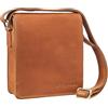 STILORD 'Akito' Borsa a Spalla in Pelle Naturale - Perfetta Per l'uso Quotidiano, Borsa A Tracolla Da Uomo In Stile Vintage, Colore:texas - marrone