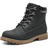 Bruno Marc Ragazzi e Ragazze Invernali Stivali da Neve Antiscivolo Impermeabile Caloroso Stivali da Neve Invernali con Caldi Foderati in Pelliccia,Size 37.5,Nero,SBSB2302K