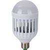 Jata Elimina Insettiti Jata Hogar MELI0220 e Lampadina con 12 LED Illuminazione 380 LM. 4 Lampadine a LED Ultravioletto come atrayenti. Uso interno ed esterno. Area di azione: 30 m2