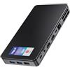 Mele Mini PC Overclock4C N100 con 16GB di RAM e 512GB di storage, vincitore del Reddot, computer desktop compatto con Dual HDMI e USB-C su Office, Education e Home