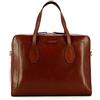 The Bridge Cartella Uomo 44298101 Marrone donna unisex borsa tracolla 24 ore 37x27 cm circa porta laptop pc
