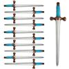 MUYAPAY 10 Pezzi Gonfiabile per Bambini Spada Pirata, Gioco di Spada Pirata Gonfiabile Spada, Spada Giocattolo, Pirati Coltello Gonfiato Spade, Costume Pirata Bambino per Compleanno Festa a Tema