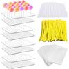 Sinofort 4 Pezzi Porta Lecca, Lollipop Stand con 20 Fori, Porta Chupa Chups, Supporto per Lecca-Pop per Matrimoni Feste Di Compleanno Caramelle Deco