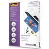 Fellowes Pouches per plastificazione per documenti, formato A4, finitura lucida, confezione da 100 pezzi, 160 micron, 2x80 micron, Finitura di alta qualità, adatti per foto e avvisi