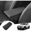 GAFAT Nuovo Dacia Duster 3 2024 2025 2026 Copertura per Bracciolo, Dacia Duster iii 2025 Protezione Copribraccioli Console Centrale Imbottitura in Pelle PU in Microfibra, Dacia Duster 3 Accessori