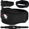 WFX Cintura per sollevamento pesi, palestra, fitness, doppia forza, 14 cm, in neoprene, imbottita, per allenamento lombare, bodybuilding, powerlifting, squat, stacchi da terra, esercizi di (XL)