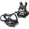 Coriver Pedali SPD, pedali per bicicletta, in alluminio, per mountain bike, con gabbia e cinghie, pedali per bici da corsa da 9/16 pollici, pedali MTB, bici da spinning, bici da corsa, touring