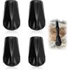 cxxtkcxxlc 12mm Puntali in Gomma 4pcs per Bastoni da Nordic Walking, Accessori Antiscivolo per Bastoni da Trekking