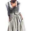 JokeLomple Vestiti Tirolesi Donna - Gonna Tradizionale Bavarese con Camicetta Dirndl Gonna Tradizionale Moda Vestito Abiti Lunghi Costume Sexy Beer Bavarian Women's Dress Stile Oktoberfest