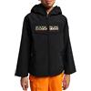 NAPAPIJRI Napapjiri K Rainforest S OP 4 Giacca, Black 041, 16 Unisex-Bambini e Ragazzi