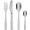 Alessi KnifeForkSpoon AJM22S24M Servizio Completo di Posate di Design, 24 Pezzi in Acciaio Inox
