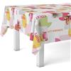 Martina Home Tovaglia in tela cerata Cocktail, rotonda, 140 cm, colore singolo