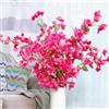 Decolival Fiori artificiali di bouganvillea in seta, rami di bouganville artificiali, steli floreali lunghi, 114,3 cm, per centrotavola nuziale, runner da tavola, decorazione per la casa (rosa acceso,