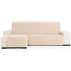 ECOMMERC3 | Copridivano con chaise longue, dimensioni normali a sinistra, facile da posizionare con elastici color ocra, compatibile con divani a chaise longue, sinistro o destro