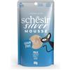 Schesir Silver, Pollo in Mousse, Alimento Umido Completo per Gatti Anziani, Grain Free, Supporta il Sistema Immunitario, Fonte di Idratazione, 12 x 80g