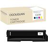 OGOUGUAN Cartucce toner a colori C230 006R04383 006R04384 006R04385 006R04386 per Xerox C230 C235 Il toner ad alta efficienza delle stampanti non funziona con chip (1 nero)