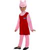 Ciao- Peppa Pig Costume Tutina Travestimento Originale Bambina (Taglia 2-3 Anni), 11290.2-3