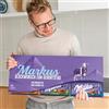 your surprise Barretta Milka gigante personalizzata - Barretta di cioccolato Milka XL personalizzata con il nome e il messaggio che preferisci, con deliziose barrette di cioccolato Milka (12 Tavolette)