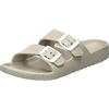 de fonseca DeFonseca Ciabatte Sandali Slip On Gomma Uomo Donna Estate Due Fasce Regolabili Suola AntiGraffio per Casa, Giardino Spiaggia Mare Produzione Ecologica Qualità Marchio Italiano (Beige, numeric_38)