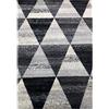 CREVICOSTA QUALITY MARK MARCAS DE CALIDAD Tappeto Carmina. Lana a pelo corto (grigio, 55 x 110 cm)