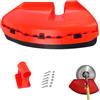 LONGHAO Protezione per Decespugliatore,Coperchio di Protezione per Decespugliatore,Coperchio Diprotezione Sostituibile per Decespugliatore,Con 2 Viti,per Decespugliatori con un Diametro di 26 mm