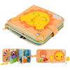 Quiet Book a partire da 1 anno, libro in tessuto per bambini, libro in feltro Montessori, libri per bambini in tessuto morbido, per l'apprendimento precoce delle competenze vitali, giocattolo