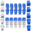 Lifreer Neutrik Powercon Tipo A Audio Speaker Kit Nac3Fca+Nac3Mpa-1 Chassis Plug Panel Adattatore Spina e Presa per Audio Adapter Amplificatore, Mixer