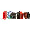 tomzz Audio 7003-001 Adattatore radio sistema attivo compatibile con Audi A2 A3 A4 A6 A8 4x100 Watt max. Mini-ISO a 16pin ISO standard