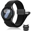 YuiYuKa Cinturino Nylon Magnetico Un Clic per Samsung Galaxy Watch 7 6 5 4 FE 40mm 44mm/Watch 6 Classic 47mm 43mm/5 Pro 45mm/4 Classic 46mm 42mm Uomo/Donna,Cinturino Sportivo 20mm per Galaxy Watch 7 FE 6 5 4