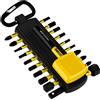 SabreCut 21 x SabreCut MRSCB01 Portapunte a impatto magnetico da 78mm con 20 punte da 32mm PH1 PH2 PZ1 PZ2 Torx T10 T15 T20 T25 T30 Hex HX H2 H2.5 H3 H4 H5 H6 H8 H10 SL4 Adattatore per attacco quadro