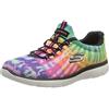 Skechers Donna Summits Looking Groovy Scarpe da ginnastica, Black & Multi Mesh / White Trim, 35 EU