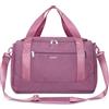ECOHUB 20L Bagaglio a Mano, Borsa 40x20x25 Ryanair, Pieghevole Borsone Viaggio con Spallacci, PET Riciclato Borse per Aereo Weekend Palestra Piccola Uomo Donna(Rosa puro)