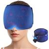 Hilph Maschera di raffreddamento/mal di testa - 360° Il cappello emicrania mal di testa & emicrania Relief Cap, freddo caldo impacco freddo per mal di testa, occhi gonfi, seni