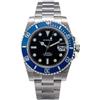 Seestern Sugess S421 Automatico Acciaio Blu Nero Datario Zaffiro Orologio Uomo