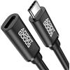 AdroitGoods Cavo di prolunga Usb-C - 10Gbps - Adattatore femmina-maschio - 3 metri - Nero