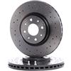 Brembo 2x BREMBO Disco freno Anteriore Ø281mm Altezza: 44mm Spessore: 26mm perforato/ventilazione interna 09.5180.3X