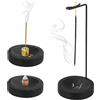 Rairsky 1 Pcs Porta Incenso, Porta Incenso per Bastoncini in Legno con Bobina Cono | Stile Moderno Supporto per Bastoncini di Incenso per la Meditazione Yoga, Camera da Letto, Decorazione Dell'ufficio Domestico