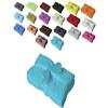EXKLUSIV HEIMTEXTIL Set di asciugamani con fiocco, 1 pezzo, 50 x 80 cm, turchese