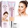 Tkekruh CC Cream 30ml, Fondotinta CC Cream, Color Correcting Crema SPF 50+, Nasconde Naturalmente Le Imperfezioni, Crema viso idratante, impermeabile e durevole Sunscreen, Moisture Cushion, Medium
